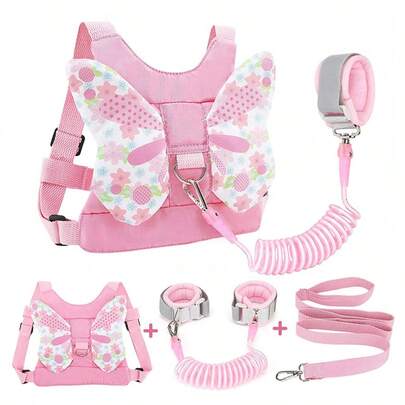 3-In-1 Baby Safety Leash, Belt And Anti-Lost Wrist Strap, Child Safety Belt, Walking Supplies For Boys/Girls, Safety Bracelet Traction Rope