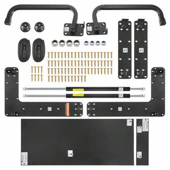 Kit de estructura de soporte para cama plegable vertical de dos plazas, ahorro de espacio