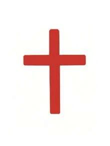 1pc Metallic Cross Car Bumper Sticker, Rear Car Decor, Car Scratch Protection Covering - Multicolor - View 8