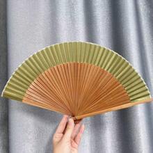 1 Stück faltbarer Fächer, chinesisch-japanischer Damengabe-Dekor, elegante Fächer, Qualitätsholz, für Zuhause, Tanzpartys, Hochzeit, 8 Farben