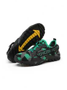 CANEMON Outdoor Men's Casual Sports Hiking Shoes, Lightweight Outdoor Non-Slip Athletic Sneakers