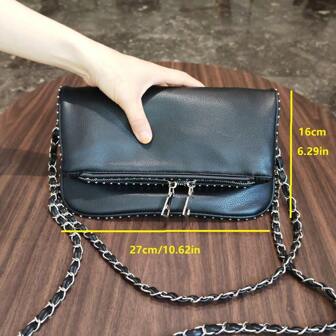 Women's Fashion Chain Crossbody Bag Carter Women's Handbag Folding Shoulder Crossbody Bag , Bags Ladies Elegant