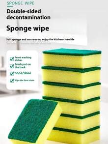10 pezzi di spugne forti per rimozione di macchie, spugne multifunzione per pulizia di cucina, bagno, casa, forniture domestiche