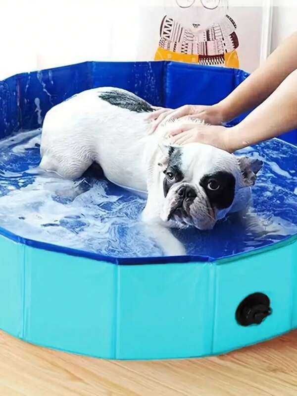Pet Bathing Tub, Suitable For Small, Medium And Large Dogs & Cats, Mobile Foldable Water Pool/Swimming Pool, Cat Grooming Supplies