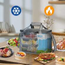 This 15-Liter Cooler Bag Is Portable And Suitable For People Of All Ages, Men And Women. It's A Perfect Tool For The Office, Camping, School, And Work.