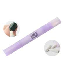 Stylo correcteur d'ongles 1 pièce avec 3 embouts de stylo, dissolvant de vernis à ongles en gel nettoyant gomme  emballage en excès pour outil de manucure