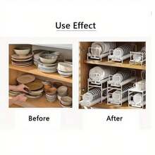 New Kitchen Storage Rack Stainless Steel Dish Drainer Storage Shelf Household Sink Dishwashing Rack Organizer Tools - Multicolor - View 8