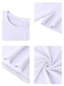 T-shirt casual à manches courtes pour femmes avec citation française et design floral - col rond, tenue décontractée, t-shirts pour dames "Adorable Aisles"