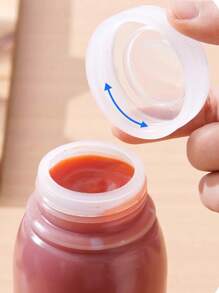 1pc/2pcs/3pcs Leak-Proof Squeeze Bottle With Twist Cap, Suitable For Ketchup, Chocolate Sauce, Syrup, Salad Dressing, Honey, Condiments, Oil, 180ml/300ml/380ml Options For Kitchen And Restaurant