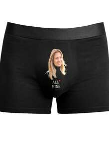 Custom Men's Boxer Shorts With Face – Personalized Funny Underwear For Boyfriend, Husband, Or Him – Unique Gift For Valentine's Day, Birthday, Anniversary, Or Holiday – Cute, Adorable, Colorful Novelty Briefs (XS-3XL)
