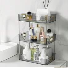 3 Tier Clear Cosmetic Makeup Holder Storage