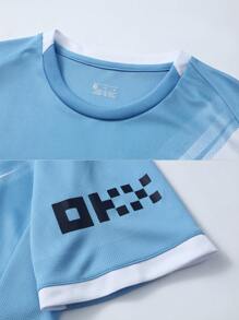 2025 Newest Blue Football Jersey Set – Customizable Training & Match Sportswear