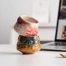 Creative Teacup Espresso Cup Vintage Ceramic Kung Fu Teacup Afternoon Tea Souvenir Cup Arabic Cup, Easter, Halloween, Christmas, Teacher's Day, Mother's Day, Father's Day Holiday Gifts, Birthday Gifts