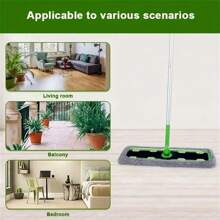 3pcs/5pcs/1pc Microfiber Flat Mop Pads, Reusable Wet Mop Replacement Pads, Dry Mop, Suitable For Hardwood Floor Cleaning Microfiber Wet Mop Pads (10in*4.5in) (Mop Not Included), Cleaning Supplies, Cleaning Accessories