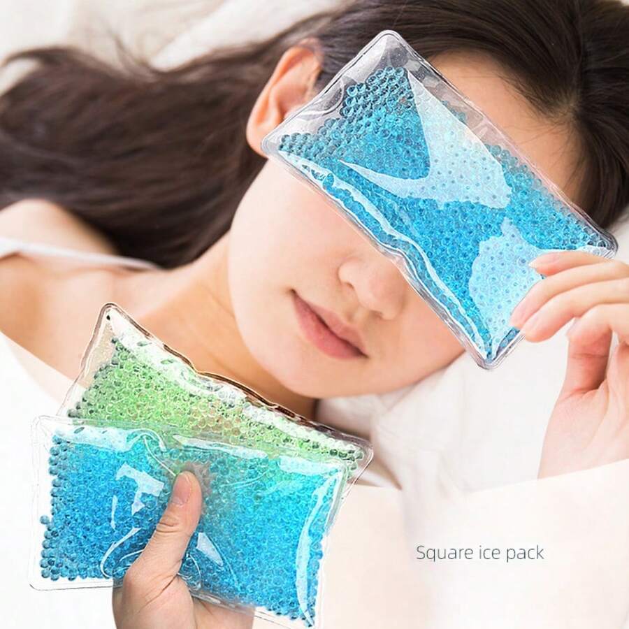 Reusable Cold And Hot Compress Pack: Multipurpose Dual Temperature Cold Compress Gel Beads For Face, Hands, And Feet - Suitable For Daily Use