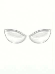 1 Pair Silicone Bra Inserts Clear Enhancers Invisible Push-Up Breast Pads, Waterproof Intimates Accessories - Multicolor - View 14