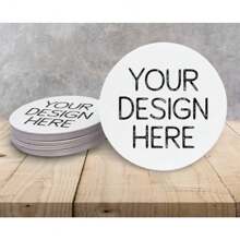 Custom Design Coasters | Great For Businesses, Events, Bars, Weddings, Birthdays, Anniversaries, Save The Dates, Parties, Holidays