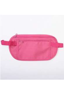 Travel Money Belt - Slim Passport Holder RFID Blocking Travel Pouch To Protect Cash, Credit Cards And Travel Documents Storage Bag