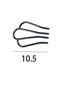 3 bucăți de agrafe de păr minimaliste, versatile, moale, agrafe de păr în formă de U, perfecte pentru femei