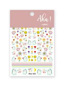 Autocollants pour ongles en forme de fleurs à cinq pétales, accessoires pour ongles à petites fleurs blanches, décoration d'ongles en feuille pour manucure