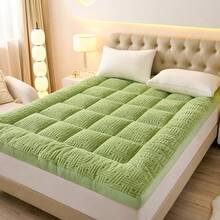 Deluxe Portable Japanese Floor Mattress, Foldable Mattress - Soft, Comfortable, Breathable, 100% Hypoallergenic, Foldable & Rollable Thick Tatami Mattress For Travel, Camping, Beds & Guest Rooms - Full Size, Perfect For Year-Round Use! Great For Daily Use, Christmas & Holiday Gifts - Waffle Green - View 4