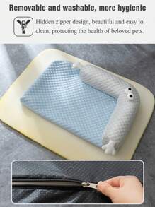 Dog Cooling Mat - Instant Cooling Pet Bed For Dogs & Cats, Pet Spring And Summer Mat, Suitable For Cats And Small Bell Shaped Dogs, Self Cooling Fabric, Lightweight, Soft, Comfortable, And Comfortable Sleeping Mat, Can Be Used Indoors/Outdoors