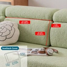 1pc Stretch Jacquard Sofa Cover, Machine Washable, Anti-Cat Scratch, Furniture Protector Sofa Cushion Cover Set With Recliner Slipcover, For Modern Living Room, Bedroom, Office Decor Room Decor Home Decor Living Room Decor Couch Cover Sofa Covers