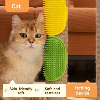 Cat Silicone Scratching Pads, Rubber Desk Legs Wrap Cat Toys, Cat Scratch Board Toy, Pet Grooming Brush, Massage Glove For Shedding Brush, Soft And Comfortable, This Cat Toy Is Made Of High-Quality Silicone Material