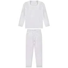 Kit 3 Set Of Thermal Top And Pants For Unisex Children, Sizes 1 To 16 - 淺灰色 - 查看 3