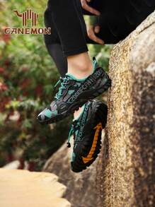 CANEMON Outdoor Men's Casual Sports Hiking Shoes, Lightweight Outdoor Non-Slip Athletic Sneakers