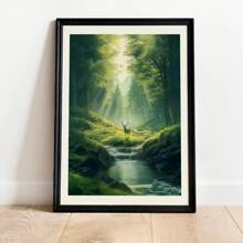 Set de 3 obras de arte enmarcadas en madera con pósteres en lienzo, pintura decorativa. Conjunto de 3 impresiones "Trono de Cristal", "Ciudad Creciente", "Velaris", "Terrasen", "Acotar" Citas de libros Impresión artística enmarcada