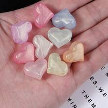 30pcs Acrylic Colorful Glow-In-The-Dark Heart Shaped Beads For DIY Jewelry - Multicolor - View 11