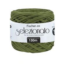 Selected Knitting Yarn 15mm 130 Meters Various Colors - Card 1 - 65 MOSS - View 2