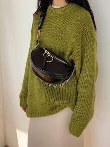 Bolsa de cintura, bolsa transversal de corrente da moda, bolsa de peito multifuncional e bolsa de ombro para o verão