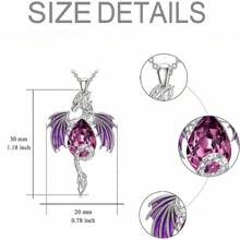 1 szt. Elegancki naszyjnik z wisiorkiem w kształcie smoka dla mężczyzn - stop z unikalną wkładką - idealny prezent na festiwale i imprezy, kreatywne, pamiątkowe akcesoria