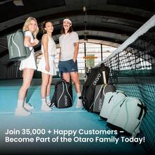 Otaro Tennis Bag With Separated Shoe Compartment Fits 2 Tennis Rackets Including Racket Protection Premium Tennis Backpack For Men And Women Unisex - Green - View 4