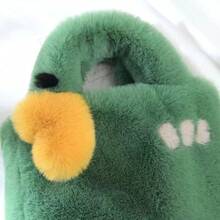 Cute Plush Bag Storage Bag Japanese Cute Handheld Fur Small Satchel Hand Carry - Black - View 4