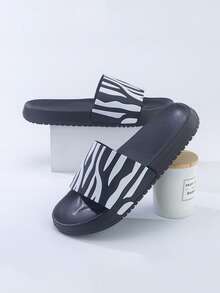 Women's Fashion Summer Casual Slippers, Versatile Non-Slip Breathable Outdoor Beach Sandals, Lightweight & Simple Design