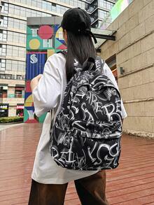 peach tree 新款拼接男士钱包，美元图案设计，复古风格小巧折叠拉链零钱包，欧美商务男士礼品，圣诞节礼物，圣诞包，卡包，男士礼物，新年礼物，情人节礼物，旅行包 - 黑色 - 查看 4