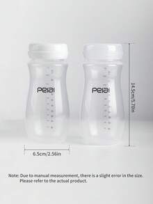 1pc Newborn Baby Breastmilk Storage Bottle, Breast Milk Collector PP Material Wide Mouth Milk Storage Container - Multicolor - View 12