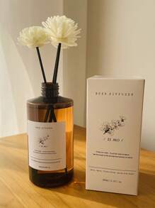 1pc 120ml Flameless Aromatherapy Essential Oil, Fresh Air Freshener For Bedroom, Living Room, Bathroom - Long Lasting Fragrance, Suitable For Home, Bedroom, Hall, Toilet And Various Occasions, Elegant Bedroom Decor Item, Home Decoration, Romantic, Deodorizer For Bathroom, Indoor Air Freshener, Aroma Therapy