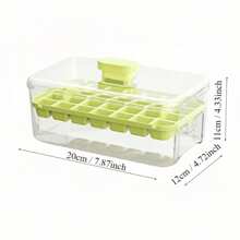 Prensa de cubitos de hielo, Molde de cubitos 68 cubos doble, Caja para hacer hielo con tapa, Moldes de hielo de silicona, Bandeja de cubitos de hielo para congelador, Caja de almacenamiento de hielo hecho en casa, Bandeja de cubitos de hielo de liberación fácil, Bandeja de cubitos de hielo reutilizable de 68 cubos, Bandeja de cubitos de hielo para cócteles y whisky de verano, Caja para hacer hielo de 68 cubos de doble capa