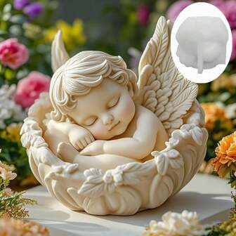 天使翅膀硅胶模具，树脂铸造模具，珠宝铸造工具，适合春季，情人节，父亲节，母亲节，感恩节，生日礼物DIY模具，适用于家居装饰，饰品