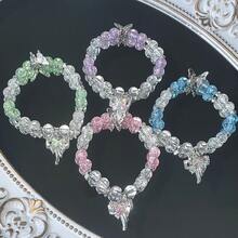 Minimalist Butterfly Pendant Bracelet, Sweet Niche Design Elegant Butterfly, Suitable For Daily Wear Gift For Friends And Family