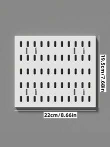 1 件装黑色/白色 DIY 洞洞板，洞洞板墙面收纳板，壁挂式洞洞板，洞洞板组合套装，墙面钥匙架，洞洞板墙面管理器，墙面框架，适用于厨房、家庭、办公室、工艺室、车库、工作室。 - 彩色 - 查看 14