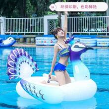 1pc Inflatable Water Float Fire Bird Ride, Adult Pool And Beach Floating Lounge, Perfect Summer Gift For Party, Swimming Pool Raft, Floating Chair, Patio Seat, Inflatable Seat, Yard Decor, Water Swimming Supplies For Adult Vacation Fun And Relaxation, Multi-Functional Lounge Chair - Multicolor - View 5
