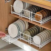 New Kitchen Storage Rack Stainless Steel Dish Drainer Storage Shelf Household Sink Dishwashing Rack Organizer Tools - Multicolor - View 7