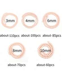 1 pieza de Cuenta espaciadora de cristal de abáco facetado de cerámica de 3/4/6/8/10mm, moda multiusos DIY para pulseras, collares, elaboración de joyas, cadenas de teléfono, llaveros, al por mayor de cuentas