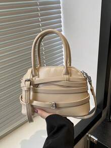 Premium Handbag Women Retro Versatile Shoulder/Crossbody Shell Bag, Spring/Summer 2025 - Multicolor - View 10