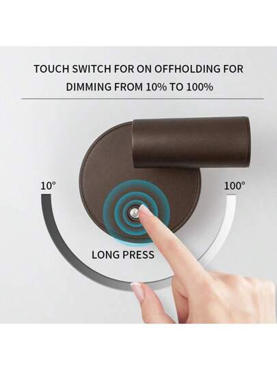 Wireless Magnetic Suction Controlled Charging Wand Lamp, Reading Night Light, Bedroom Lighting, Spotlights view 10